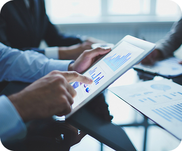 Analyse commerciale sur tablette